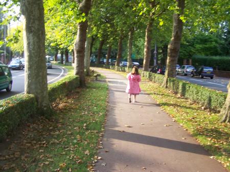 le boulevard...et Chloé!!!!